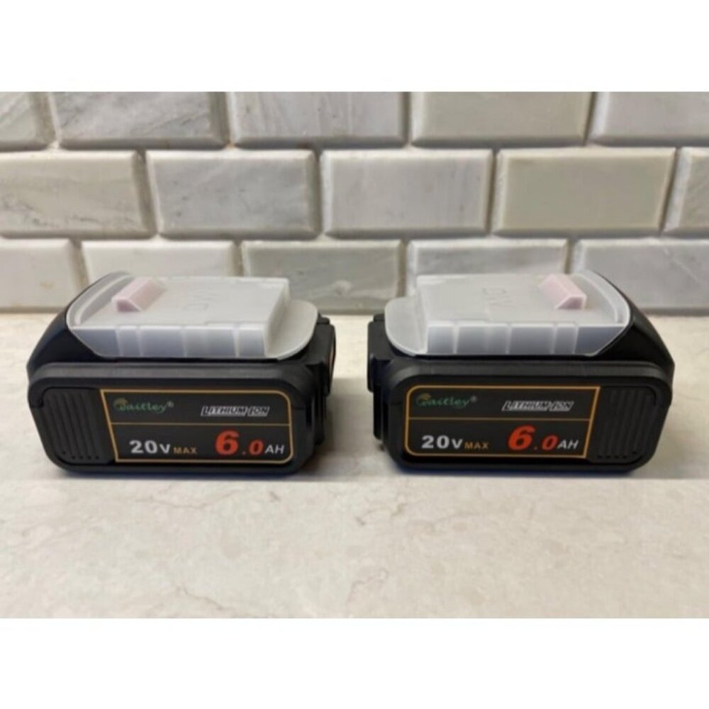 2 Pack 20V 6.0A Replacement Battery Compatible